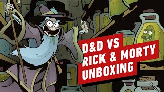Unboxing the Hilarious D&D vs Rick and Morty Boxed Set
