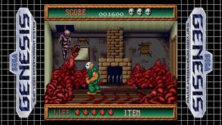 MEGA SPLATTERHOUSE (Sega Mega Drive/Genesis) - [Demo V1] - HD Graphics \u0026 Stereo Sound