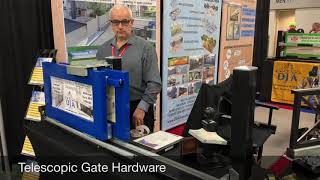 Gate hardware options for tight spaces