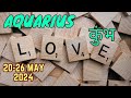 Aquarius | Weekly Love Tarot Reading | 20-26 May 2024 | Hindi