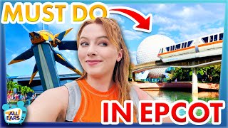20 Things You MUST DO In EPCOT
