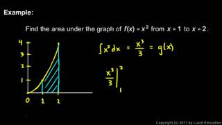 Calculus 5.4e - The Fundamental Theorem of Calculus - Part 1 of 5