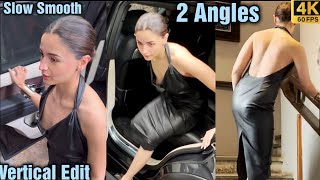 Alia Bhatt In Backless Latex Dress at JIGRA Promotion