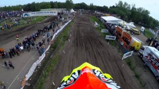 GoPro HD: Antonio Cairoli Moto 2 Win FIM World Motocross Championship Valkenswaard, Netherlands