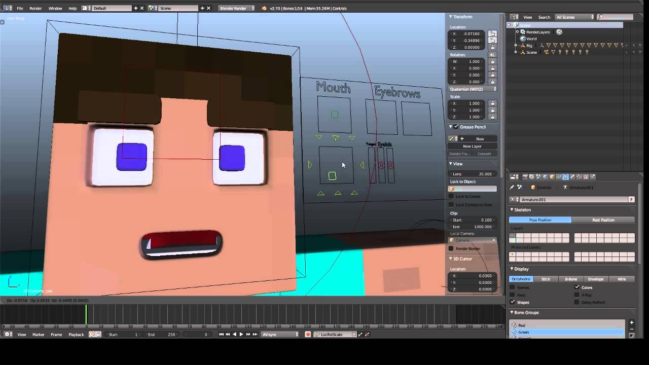 Minecraft Blender Rigs Kdacoin