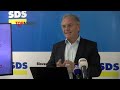 podpredsednik sds aleš hojs o gradnji kanala c0