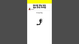 메이플 옛날 표도 필수 추억의 아이템