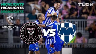 HIGHLIGHTS - Inter Miami 1-2 Monterrey | CONCACHAMPIONS 2024 | TUDN
