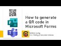 Generate a QR code from MS Forms