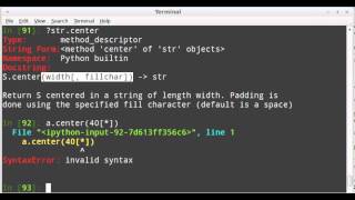 ipython 0.13 tab completion of data types to methods (str.center)