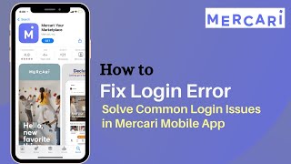 How To Fix Mercari App Login Error 2021