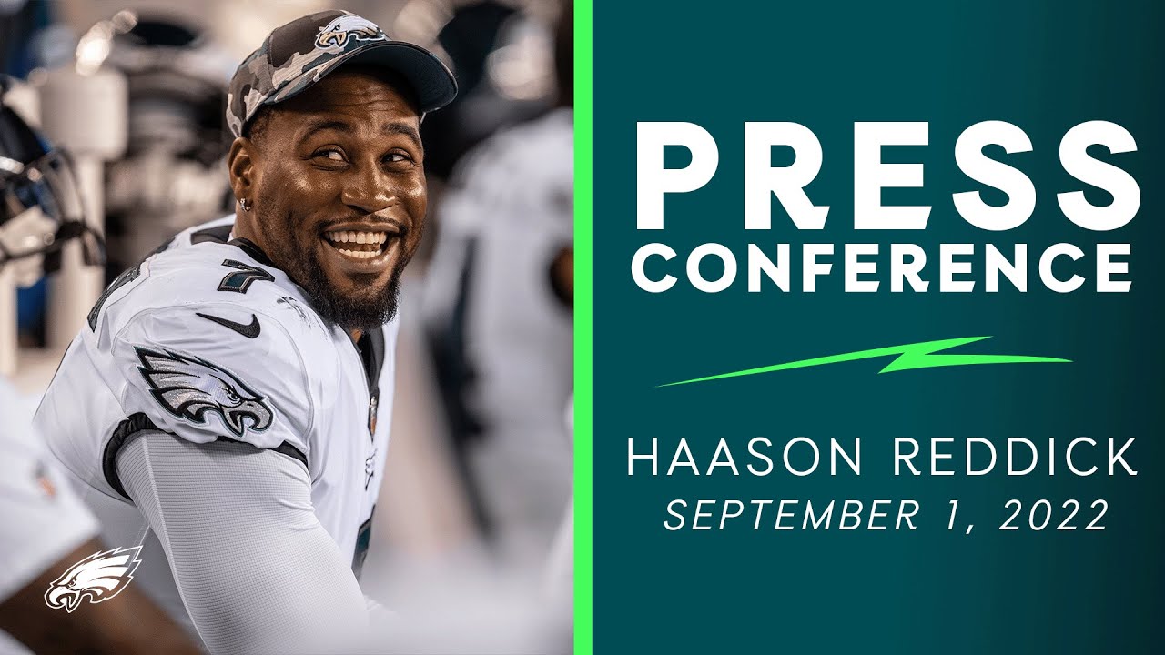 Haason Reddick: “Never Give Up” | Philadelphia Eagles Press Conference ...