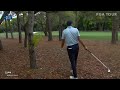 jordan spieth escapes pine straw with left handed shot at valspar