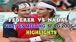 Federer v Nadal SF Roland Garros 2005 Highlights