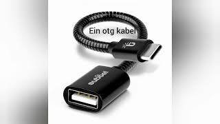 USB mit otg kabel an handy anschlißen