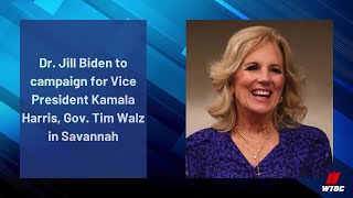 Dr. Jill Biden to campaign for Vice President Kamala Harris, Gov. Tim Walz in Savannah