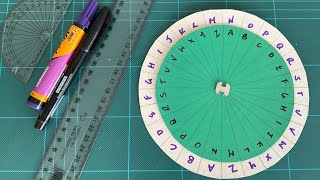 5 minute Makerspace | Cipher Wheel