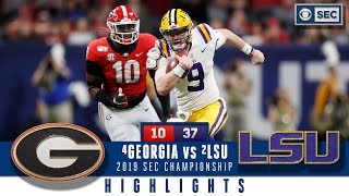 2019 SEC Championship Highlights: #2 LSU dominates #4 Georgia | CBS Sports