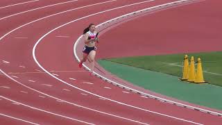 ㊾★関ゆうき女子4×400mR2組目2支部 高体連第23支部1年生学年別大会2日目 20240602