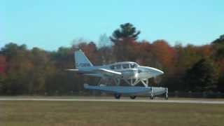 Piper Aztec Nomad landing at Muskoka airport