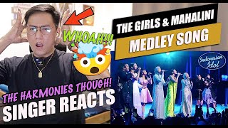 Download The Girls x Mahalini - Medley Song | RESULT & REUNION | INDONESIAN IDOL 2023 | SINGER REACTION mp3