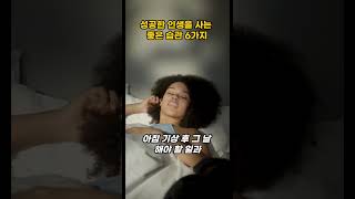 돌덩이TV-성공한 인생을 사는 좋은 습관 6가지[교훈 및 명언] #꿀팁