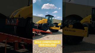 ROLO COMPACTADOR - NEW HOLLAND - V110 PD - Peso de operação 12.560 kg #newholland #terraplenagem