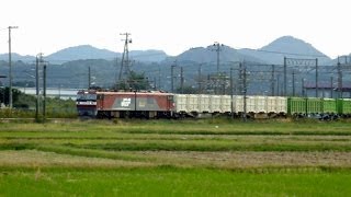 がれき輸送貨物列車（返却）＠宮城県岩沼市