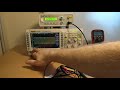 measuring inductance with an oscilloscope and signal generator