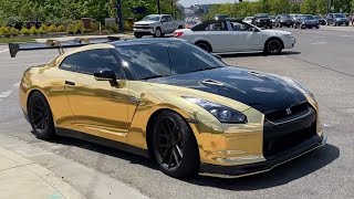 Beautiful Gold R35 GTR Sounds Healthy!!!