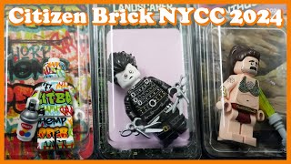 Every NYCC 2024 Citizen Brick Exclusive Custom Lego Minifig