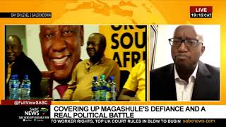 Discussion on Ace Magashule with Sandile Swana
