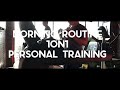 1on1 personal training client