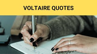 Voltaire Life Changing Quotes | Motivational | Inspirational