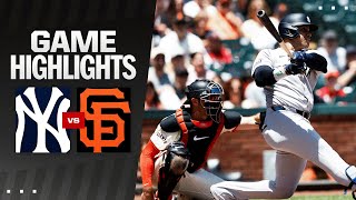 Yankees vs. Giants Game Highlights (6/2/24) | MLB Highlights