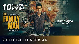 The Family Man Season 2 - Official Teaser 4K | Raj & DK | Manoj Bajpayee, Samantha | Amazon Original