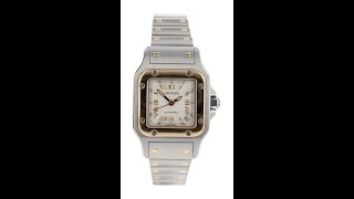 Cartier Santos Galbee Pre Owned Watch Ref 2423