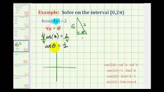 (New Version Available) Example 1: Solving a Trig Equation with a Multiple Angle