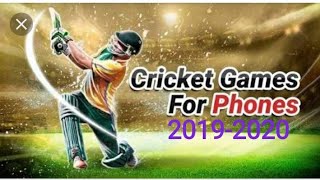 Top 5 New Cricket Games For Android | High Graphics | 2019 -2020 Latest