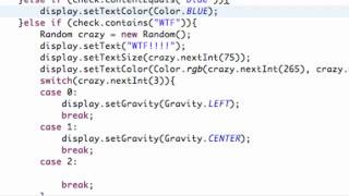 Android Application Development Tutorial - 32 - Switch and Case