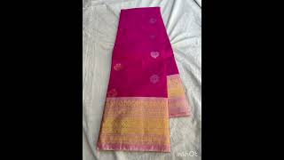 🍁Gadwal Sico Cotton Jari Butta With Blouse Sarees | 08919871229 | #gadwalsilk #trending #viralvideo