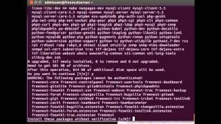 installing preseed freenest evaluation server