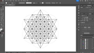 How to Draw a 64-Point Star Tetrahedron in Adobe Illustrator