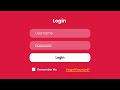 Tailwind CSS Tutorial : How to Create an Animated Login Form Page using Tailwind CSS.