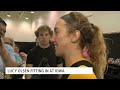 lucy olsen fitting right in at iowa