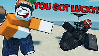 SALTY PLAYER THOUGHT I HAD AUTO PARRY (GONE 𓅱𓉔𓄿𓏏 𓏏𓉔𓇌 !) - ROBLOX Combat Warriors