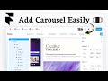 How to add carousel in Framer (Image Slider Tips)
