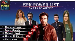 Top 10 Pak Boxoffice Kings & Queens According To Box Office Figures | Epk News