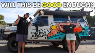 DIY VAN LIFE 4x4 BUILD Pt. 2  - Getting our TROOPY ready to LAP AUSTRALIA | 4x4, offgrid overland