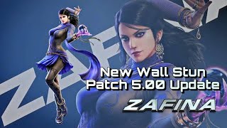 ZAFINA New Wall stun Patch 5.00 Update #Tekken7 S5